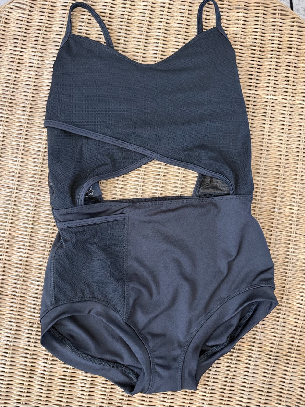 TIGER FRIDAY Black Leotard Size Adult Large